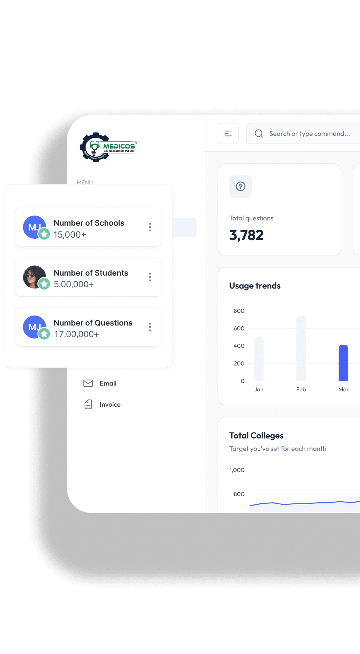 Advanced Learning Dashboard Interface